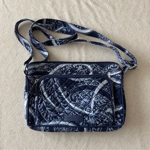 Vera Bradley Little Hipster Crossbody Indio (Retired) in Cotton RFID Protection